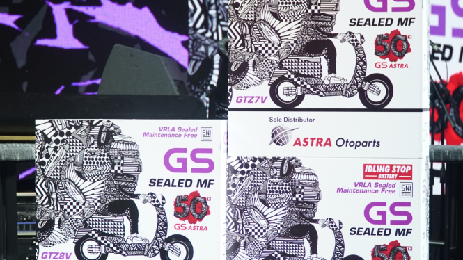 GS Astra Rayakan 50 Tahun dengan Peluncuran Aki Kemasan Edisi Spesial